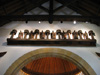 figures above chancel arch